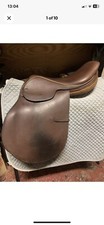 17.5’ Crosby House English Tan Jumping Close Contact Saddle