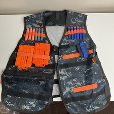 NERF Tactical Adjustable Vest Jacket & Magazine Mags - Combine postage