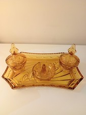 Amber Glass Vanity Dressing