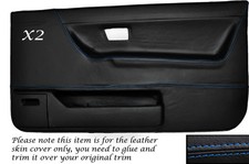 Blue stitch front - 2x, door