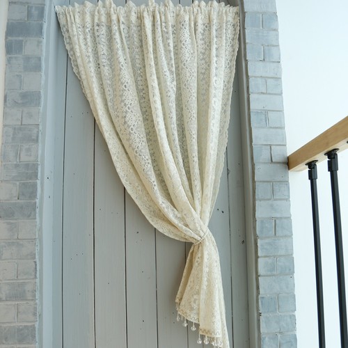 Princess lace tie curtain - lace,