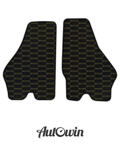 Leather floor mats - mats, for