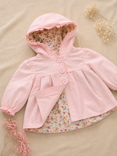 Baby girls pink hooded swing - baby,