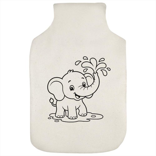 Baby elephant outline hot - outline',