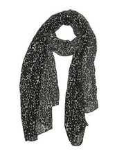 Black Poppy Women Black Scarf