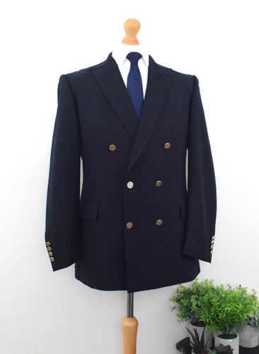 Gieves hawkes navy gold - &,