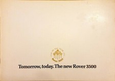 Rover 3500 (SD1) Brochure 1977