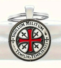 Masonic Knights Templar Key Ring Keyring Freemason Mason Freemasonary christian