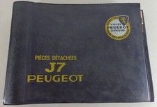 Parts Catalog / Spare Parts List Peugeot J7 Bus / Van from 1965 - 1967