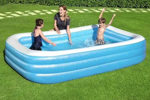 Bestway inflatable pool blue - bestway,