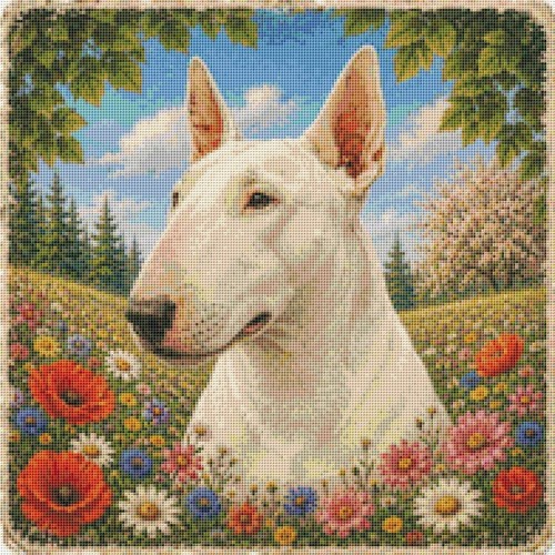 Bull terrier puppy - dog, in