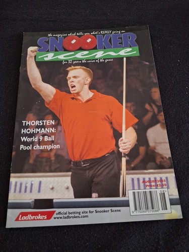 August 2003 edition - of, snooker