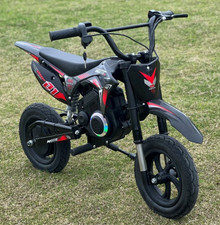 36V Electric Dirt Bike Motorbike 12" Kids Child 3 Speed Brushless Bluetooth 350W