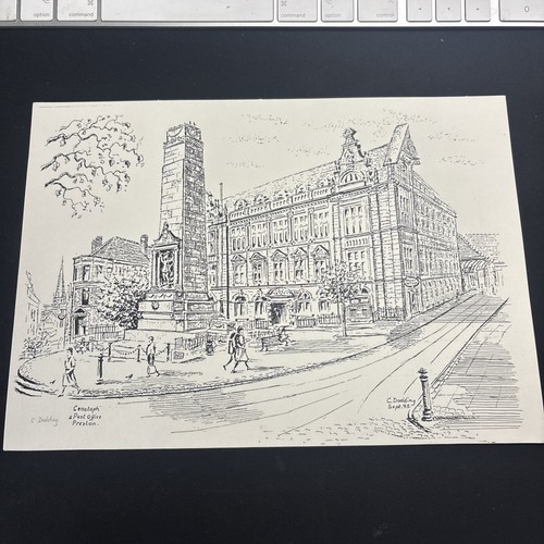 Signed print cenotaph post - cenotaph, &