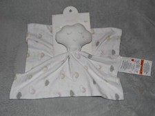 Mothers Promise cloud comforter soft toy white blankie pink