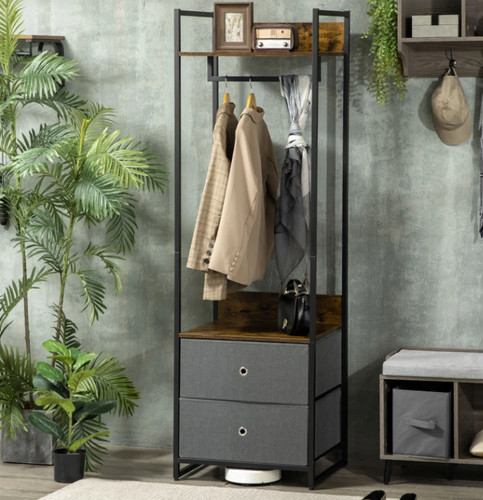 Industrial open wardrobe - industrial,