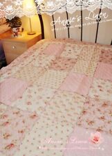 Cath Kidston PinkCountry Rose Patchwork Sofa/Chair/Bed Throw/Blanket 