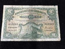 1971 Gibraltar £1 Banknote