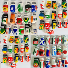 ALL COUNTRIES MINI BOXING GLOVES FOR CAR MIRROR PAIR UK STOCK FAST DELIVERY