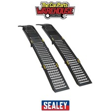 Sealey FCR500 Steel Folding Loading Ramps 500kg Capacity - Pair