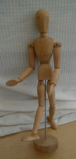 31cm (12")  Wooden Artist Mannequin Model Drawing Moveable Joints on 1.5cm stand