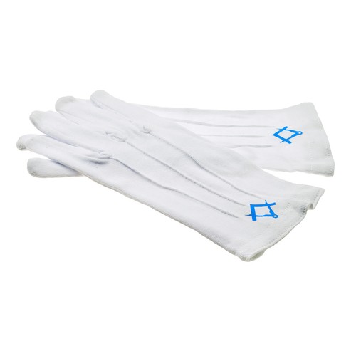 White cotton gloves - white, light