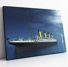 TITANIC SHIP CANVAS WALL ART PICTURE PRINT