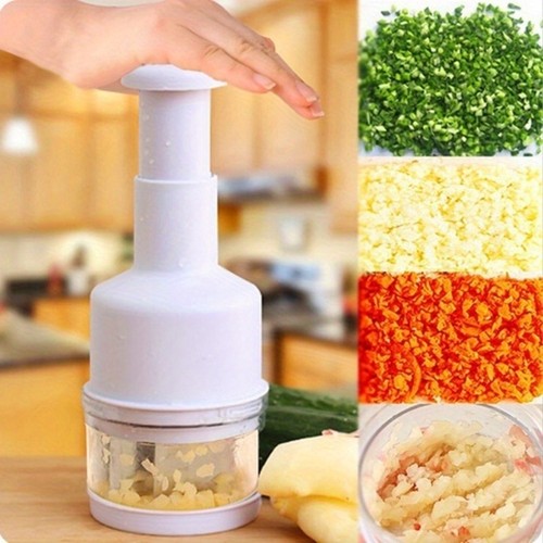 Hand press vegetable chopper - hand,