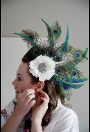 Custom made peacock feathers - custom,
