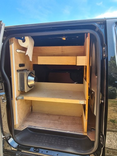 Van sliding door rack shelving - sliding,