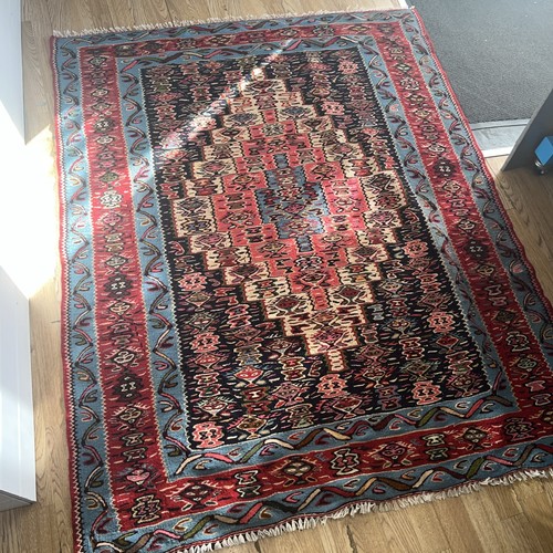 Handmade silk afghani - silk,