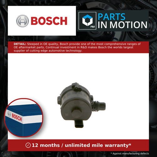 Water pump for parking heater - water,