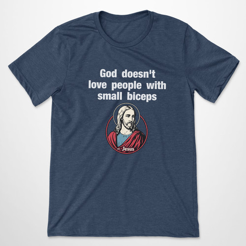 Funny gym jesus shirt god - funny,