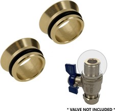 15mm flat faced - 15mm, compression