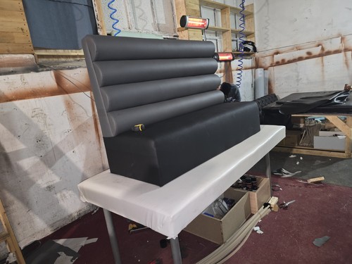 Restaurant booth seating - restaurant, set