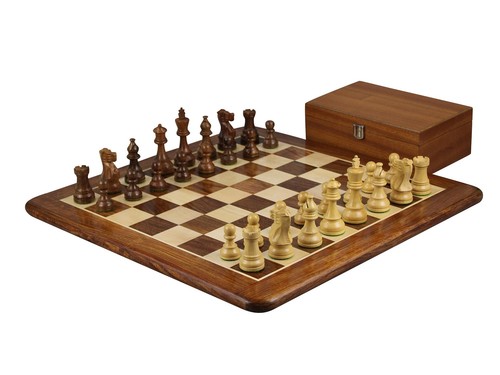 Sheesham chess set with - sheesham,