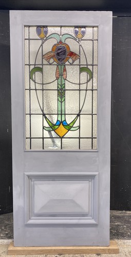 Large victorian stained glass - large,
