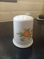 CLOVERLEAF PEACHES & CREAM MELAMINE FLOUR SHAKER - EXCELLENT CONDITION