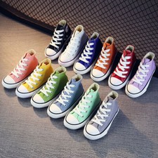 Kids High Top Canvas Shoes
