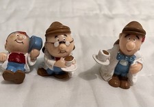 Tetley Tea Folk Figures x3 j3