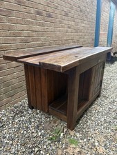 Vintage Refurbished Solid Wood Workbench