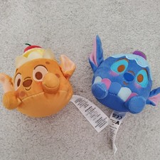 2x Disney Munchlings Stitch Pineapple Upside-Down Cake & Berry Cupcake