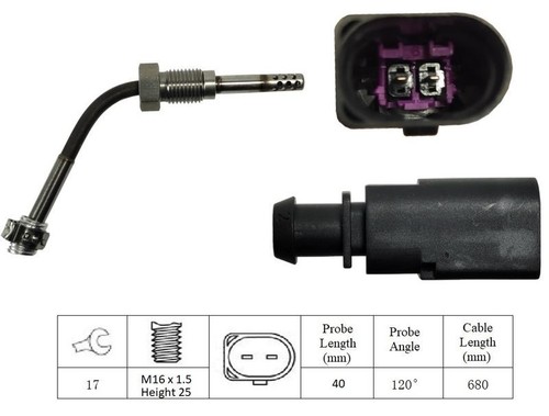 Pre turbo exhaust temperature - exhaust,