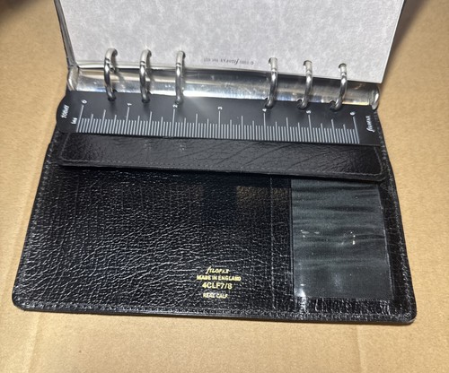 Filofax organiser black blue - black,