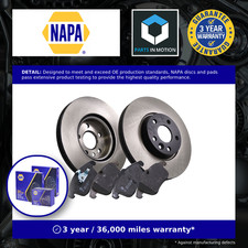 2x Vented Brake Discs and Pads