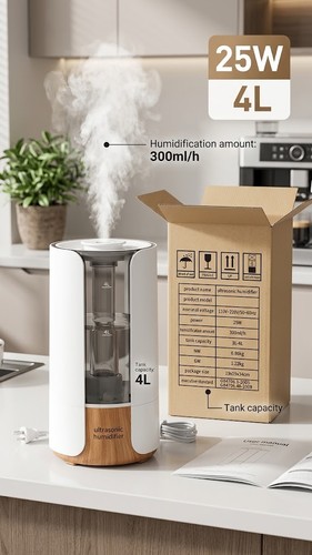 Ultrasonic cool mist air - 4l,