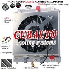 4 Row Radiator+Shroud