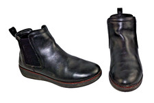 Fitflop black leather pull on