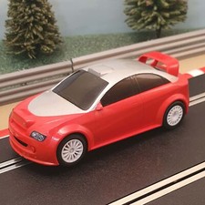Scalextric 1:32 Start Car - Red & Silver Rally Car Griptrack WRC
