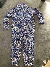 zara Blue White Shirt ankle